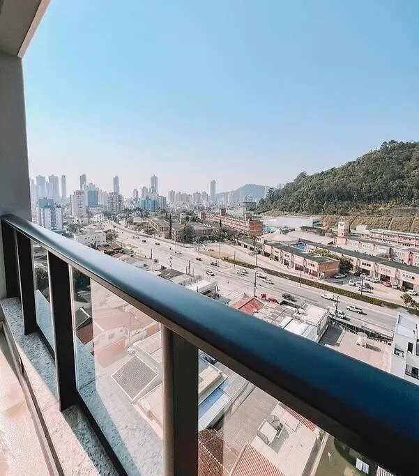 Apartamento Loft Decorado E Equipado No Centro De Itajai-Sc